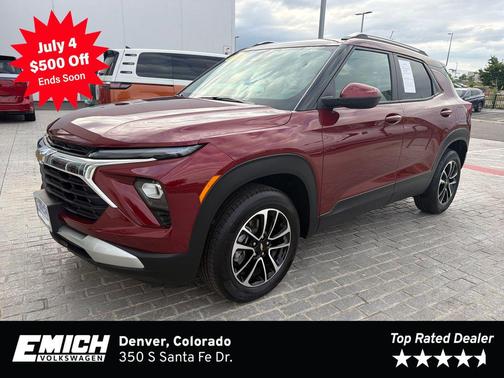 Crimson Metallic 2024 Chevrolet Trailblazer LT
