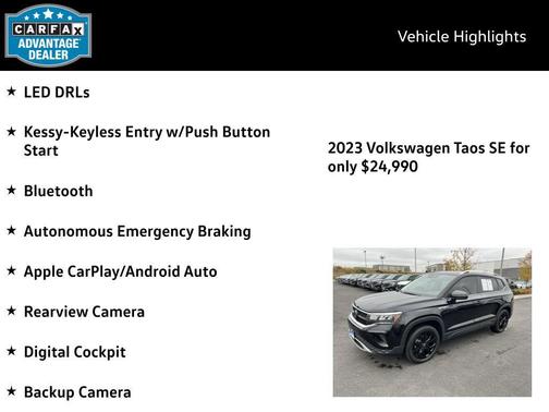 2023 Volkswagen Taos 1.5T SE