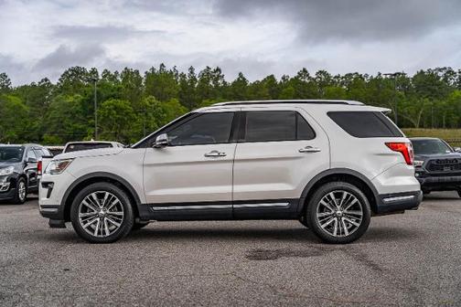 WHITE PLATINUM MET TRI-COAT 2018 Ford Explorer PLATINUM