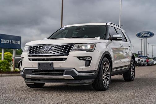 WHITE PLATINUM MET TRI-COAT 2018 Ford Explorer PLATINUM