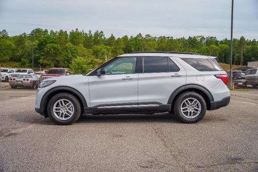 SPACE WHITE METALLIC 2025 Ford Explorer ACTIVE