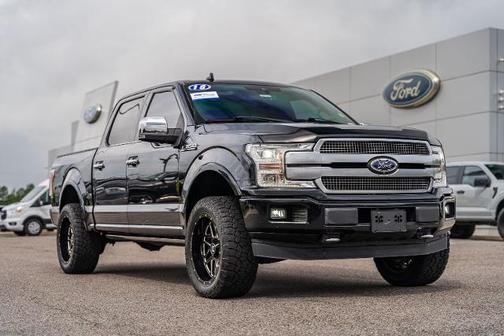 SHADOW BLACK 2018 Ford F-150 PLATINUM