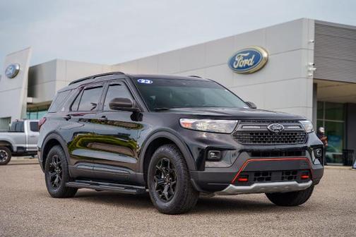 AGATE BLACK METALLIC 2023 Ford Explorer TIMBERLINE