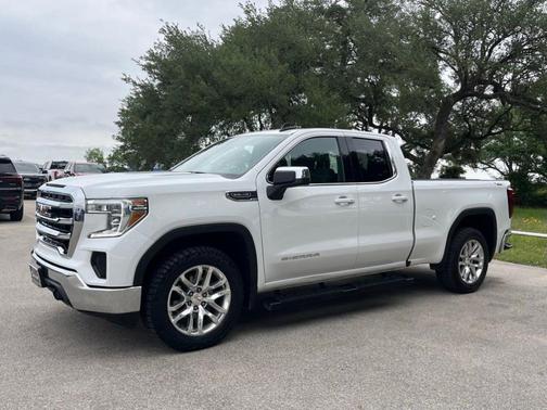Summit White 2021 GMC Sierra 1500 SLE