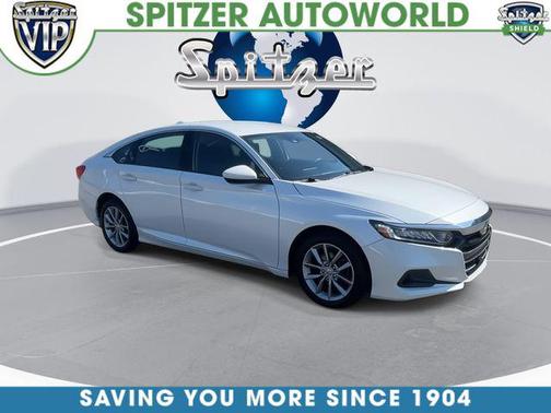 Platinum White Pearl 2022 Honda Accord LX 1.5T