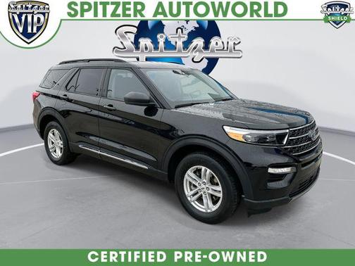 AGATE BLACK METALLIC 2023 Ford Explorer XLT