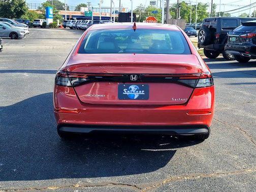 Radiant Red Metallic 2025 Honda Accord LX 1.5T