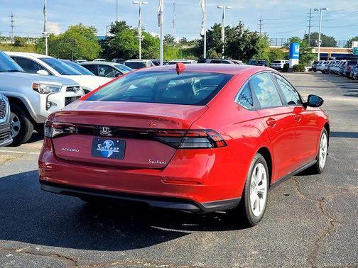 Radiant Red Metallic 2025 Honda Accord LX 1.5T
