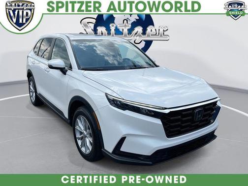 Platinum White Pearl 2023 Honda CR-V EX-L