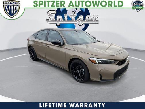 Sand Dune Pearl 2026 Honda Civic Hybrid Sport
