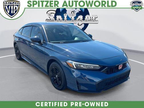 Blue Lagoon Pearl 2025 Honda Civic LX