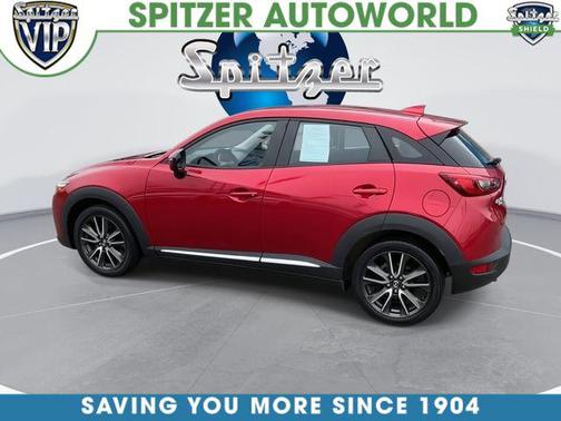 Soul Red Metallic 2017 Mazda CX-3 Grand Touring