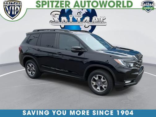 Crystal Black Pearl 2023 Honda Passport AWD TrailSport