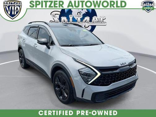 Wolf Gray 2025 Kia Sportage X-Line
