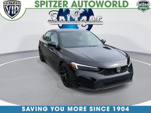 Crystal Black Pearl 2025 Honda Civic Sport