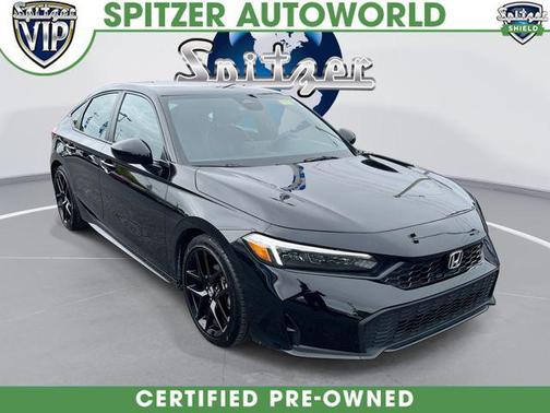 Crystal Black Pearl 2025 Honda Civic Sport