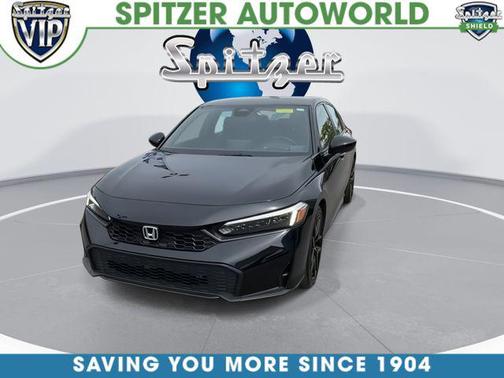 Crystal Black Pearl 2025 Honda Civic Sport