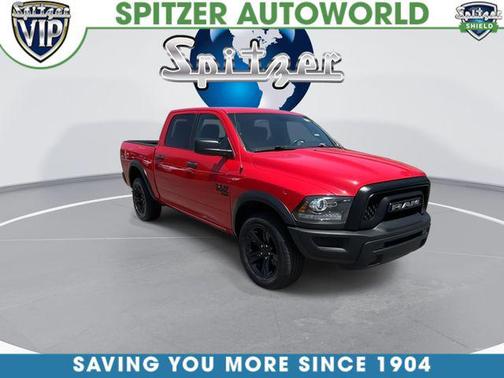 Flame Red Clearcoat 2024 RAM 1500 Classic Warlock Crew Cab 4x4 5'7' Box
