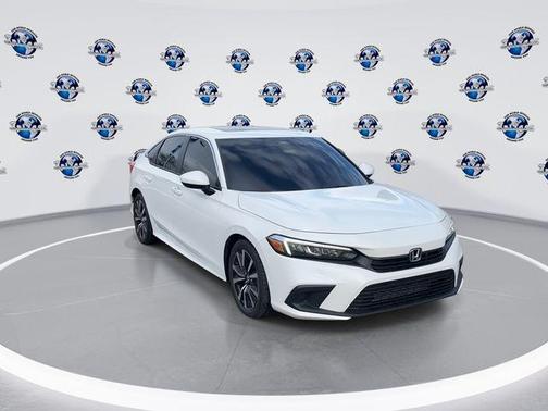 Platinum White Pearl 2024 Honda Civic EX
