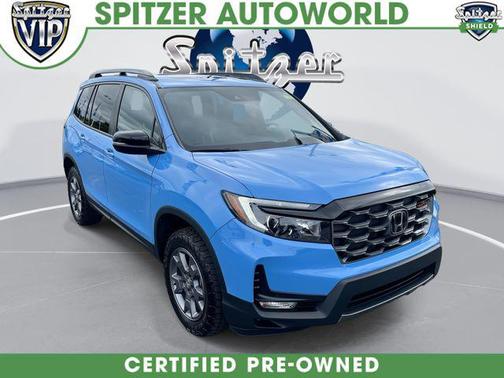 Diffused Sky Pearl 2024 Honda Passport AWD TrailSport