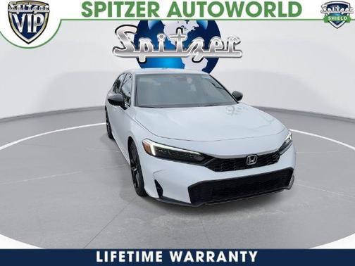 Platinum White Pearl 2026 Honda Civic Sport