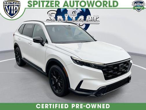 Platinum White Pearl 2024 Honda CR-V Hybrid Sport AWD