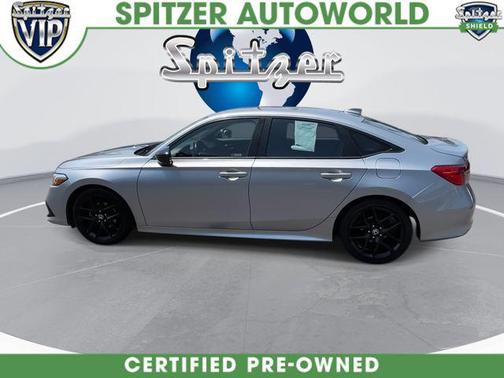 Lunar Silver Metallic 2023 Honda Civic Sport