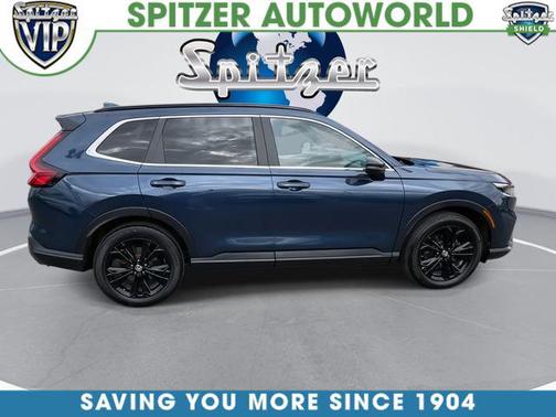 Canyon River Blue Metallic 2025 Honda CR-V Hybrid Sport Touring AWD