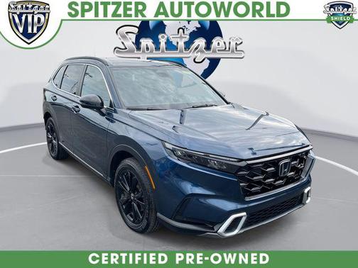 Canyon River Blue Metallic 2025 Honda CR-V Hybrid Sport Touring AWD