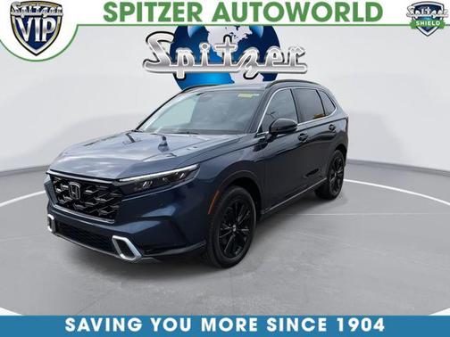 Canyon River Blue Metallic 2025 Honda CR-V Hybrid Sport Touring AWD