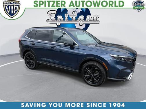 Canyon River Blue Metallic 2025 Honda CR-V Hybrid Sport Touring AWD