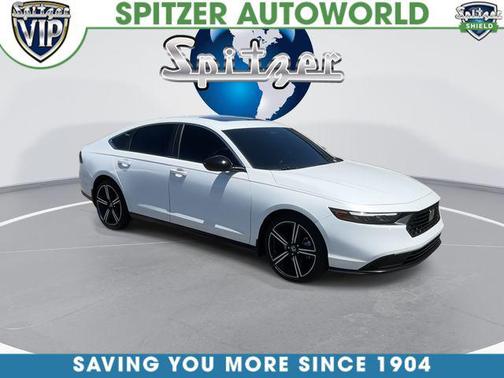 Platinum White Pearl 2024 Honda Accord Hybrid Sport