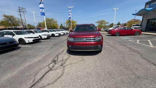 Fortana Red 2019 Volkswagen Atlas 3.6L SE w/Technology