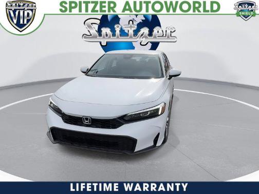 Platinum White Pearl 2026 Honda Civic LX
