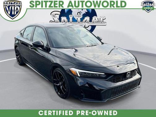 Crystal Black Pearl 2025 Honda Civic Sport