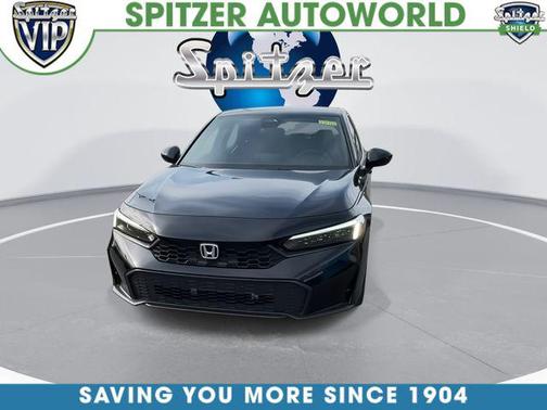 Crystal Black Pearl 2025 Honda Civic Sport