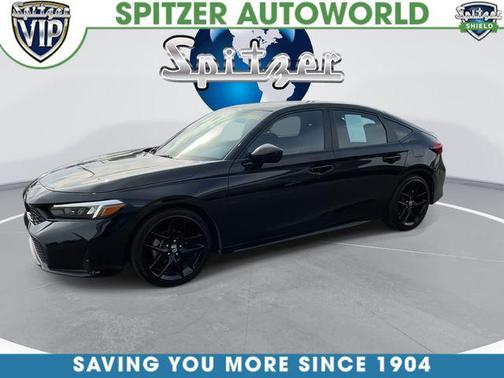 Crystal Black Pearl 2025 Honda Civic Sport