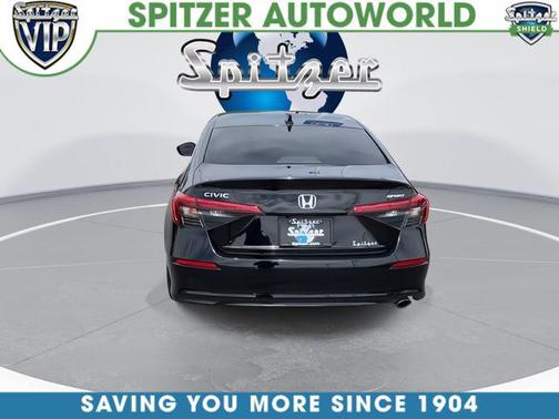 Crystal Black Pearl 2024 Honda Civic Sport