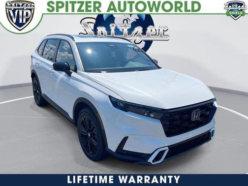 Platinum White Pearl 2026 Honda CR-V Hybrid Sport Touring AWD