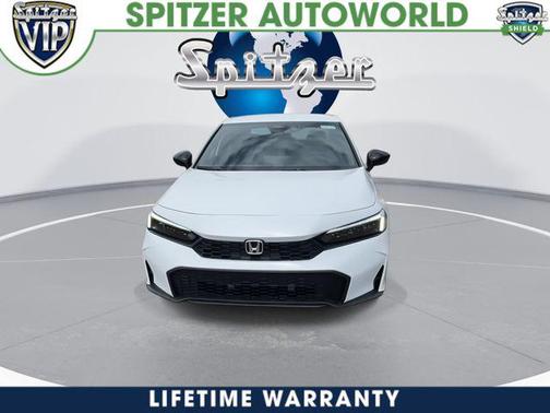 Platinum White Pearl 2026 Honda Civic Sport