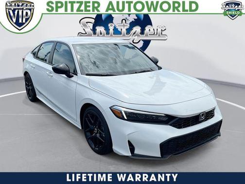 Platinum White Pearl 2026 Honda Civic Sport