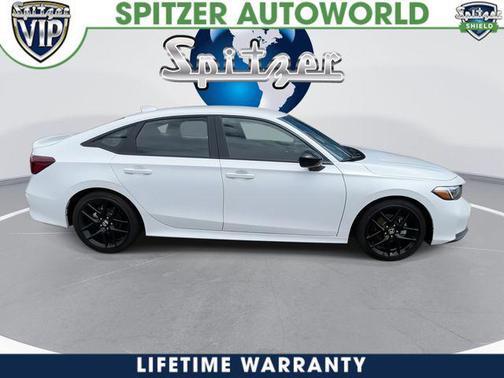 Platinum White Pearl 2026 Honda Civic Sport