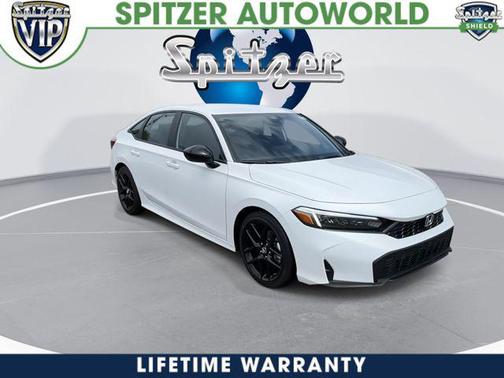 Platinum White Pearl 2026 Honda Civic Sport