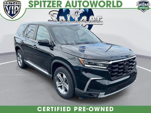 Crystal Black Pearl 2023 Honda Pilot AWD EX-L 7 Passenger