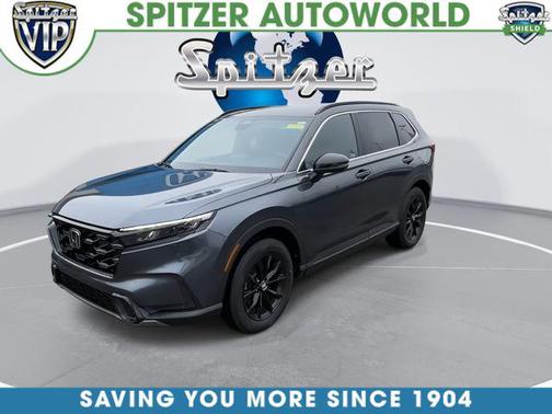 Gray 2024 Honda CR-V Hybrid Sport AWD