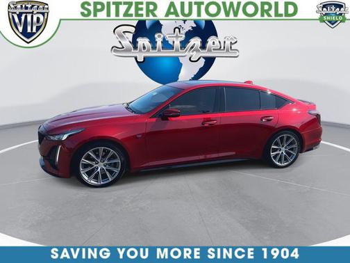 Infrared Tintcoat 2021 Cadillac CT5 Sport RWD