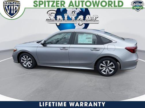 Solar Silver Metallic 2026 Honda Civic LX