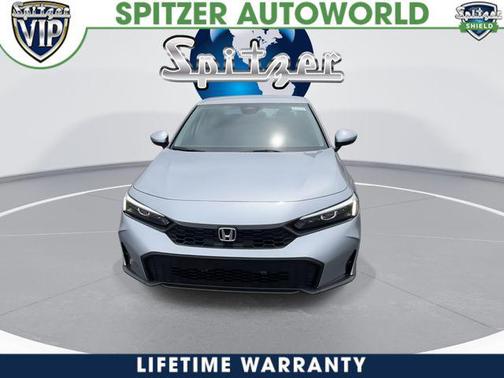 Solar Silver Metallic 2026 Honda Civic LX
