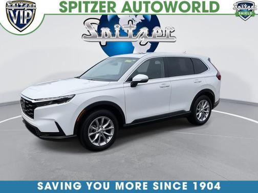 Platinum White Pearl 2025 Honda CR-V EX AWD