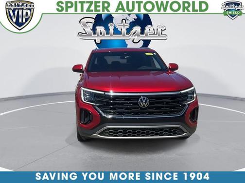 Aurora Red Metallic 2024 Volkswagen Atlas Cross Sport 2.0T SE w/Technology 4MOTION